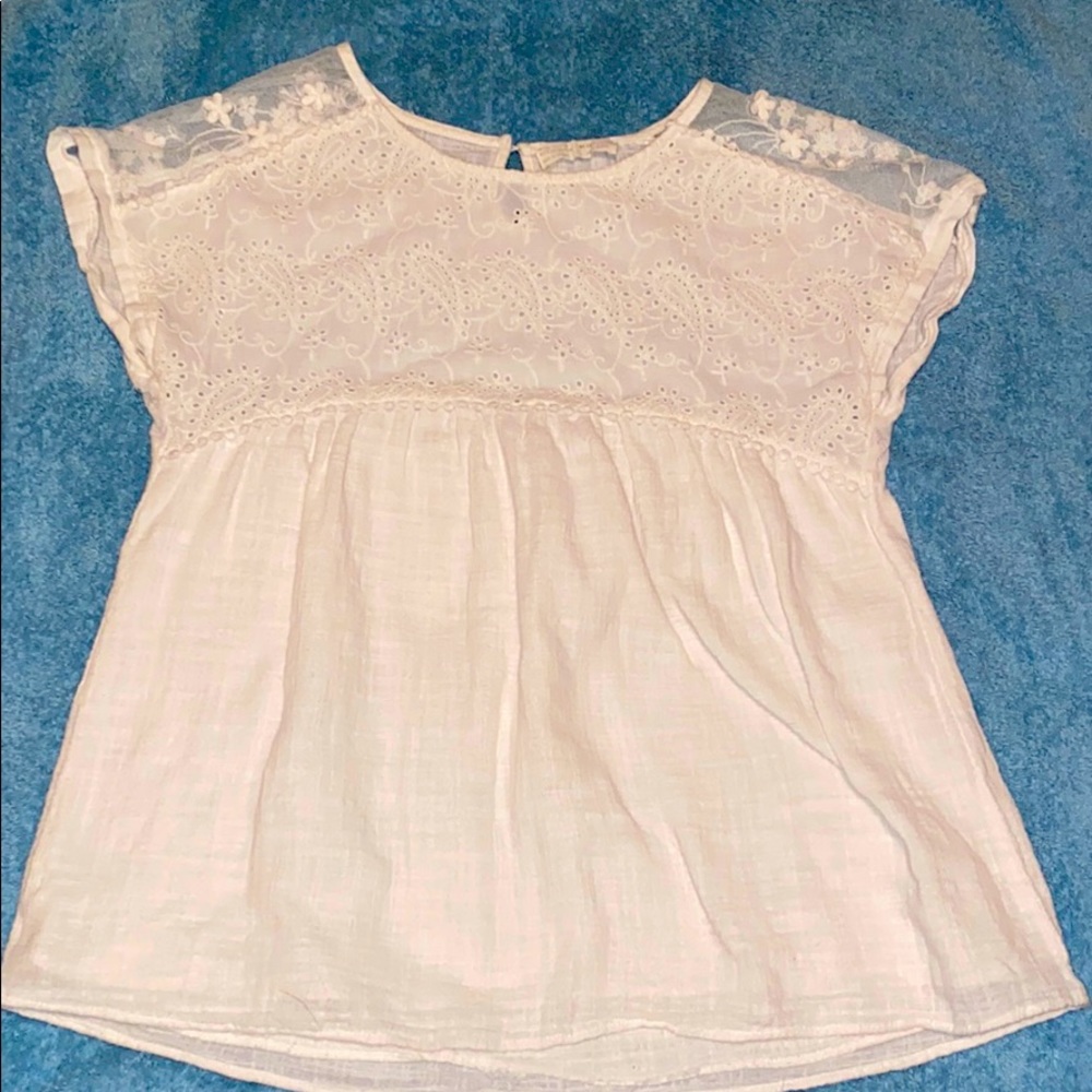 Girls White Blouse
